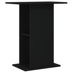 Vidaxl Stojalo za akvarij črno 60,5x36x72,5 cm inženirski les