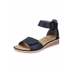 Donna Rieker V5069 con Zeppa e Cinturini Sandali con Tacco