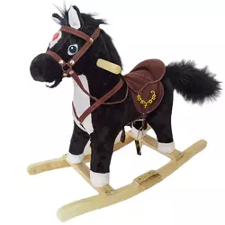 Klackalica Konjić plišani Happy Poni crni 8606031941606