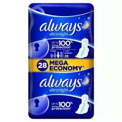 Always Ultra Quatro Size 3 day&night, 28kom