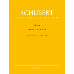 SCHUBERT:LIEDER HIGH VOICE AND PIANO VOL.6