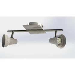 Eglo 95643 - LED spot svetiljka FILIPINA 1 2xGU10-LED/3,3W/230V