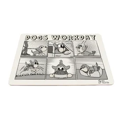 Ferribiella Podloga za pse Dogs Workdat, 43x30cm, Sivo-bela