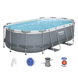 Bestway Bazen sa metalnim konstrukcijama Power, 7.250 l, 427x250x100 cm