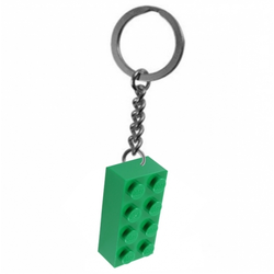 Obesek za ključe-Zelena kocka (lastna proizvodnja)