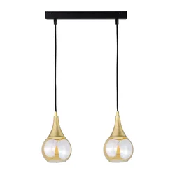 Luster na sajli LACRIMA HONEY 2xE27/60W/230V