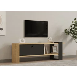 Hanah home TV Komoda Yonca Antracit-Hrast