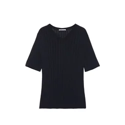 Pull&Bear Pulover črna