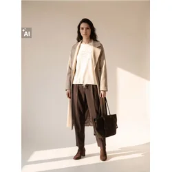 Sinsay - Loose bluza sa dugim rukavima i vezom - nude