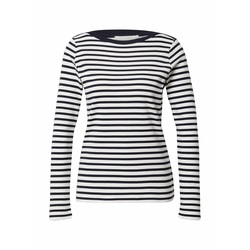 TOM TAILOR DENIM Majica, modra, bela