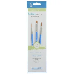 Princeton Brush Selectartiste Multi-Technique Komplet čopičev 3 kos.