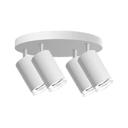 LED RGBW prigušiva tačkasta kupatilska svetiljka TURYN 4xGU10/6W/230V IP44 bela