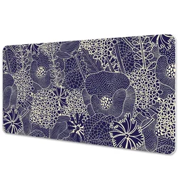 Decormat Podloga za mizo Modri vzorec 90x45 cm