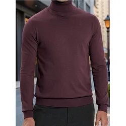 Sinsay - Klasični turtleneck - burgundy
