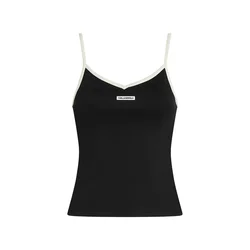 Karl Lagerfeld Top  črna / bela