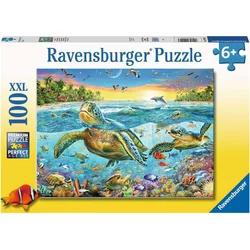 Ravensburger puzzle (slagalice) - Plivanje sa kornjačama
