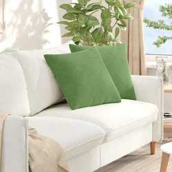 Jastučići za sofu 2 pcs Svijetlo zelena 50 x 50 cm