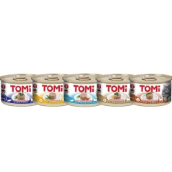 TOMI Cat konzerva za mačke pate - Losos 12x85g