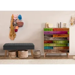 Hanah Home Set Nameštaj za hodnik Multilux 726 1053, Antracit