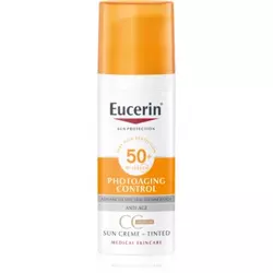 Eucerin Sun Photoaging Control CC krema za sunčanje SPF 50+ nijansa Medium 50 ml