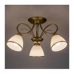 Brilagi - Plafonski luster FRED 3xE27/60W/230V prečnik 59 cm zlatni