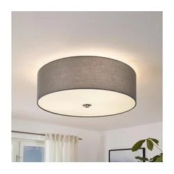 Eglo 55277 - Plafonsko svetlo PASTERI 3xE27/25W/230V prečnik 47,5 cm siva