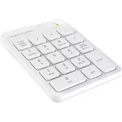A4 TECH - FGK21C FSTYLER 2.4G Wireless Numeric Keypad USB Type-C bela tastatura