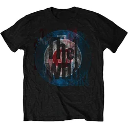 The Who Majica Target Texture Unisex Black M