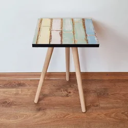 Hanah Home Klub sto Shp260, 35x42x35 cm, Šareni