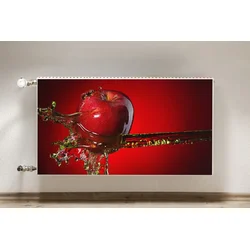 tulup.si Pokrov radiatorja Rdeče jabolko 110x60 cm