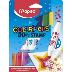 FLOMASTERI MAPED COLOR`PEPS M846808 DUO SA PEČATOM 1/8