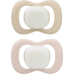 b.box tolažilna duda - silikon 2 glow 2/1 blush/latte