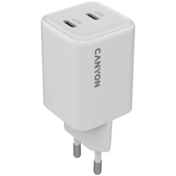 Canyon CU45CC hišni polnilec, 45 W, GaN, PD, bel (CNS-CUW45CC)