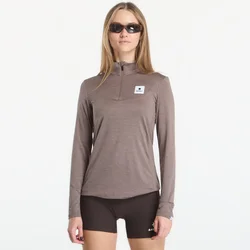 Majice SAYSKY W Pace Half Zip Long Sleeve Taupe M