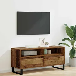 TV ormar Staro drvo 100 x 34,5 x 44,5 cm Obrađeno drvo i čelik