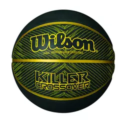 Wilson KILLER CROSSOVER SPONGE, košarkarska žoga, črna