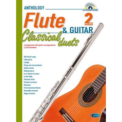 ANTHOLOGY FLUTE & GUITAR VOL.2 CLASSICAL DUETS +CD