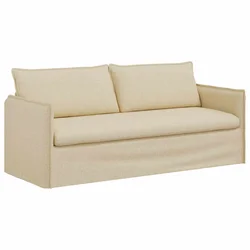 Vidaxl Kavč krema 196 x 82 x 85 cm blago