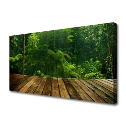 tulup.si Slika na platnu Forest narava rastlin 140x70 cm