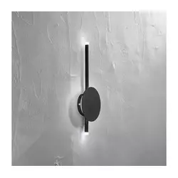 Ondaluce - LED prigušiva zidna svetiljka JAMES LED/16W/230V crna