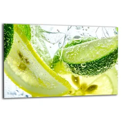 shumee Steklena zaščitna plošča ZA štedilnik 80x52 sadje