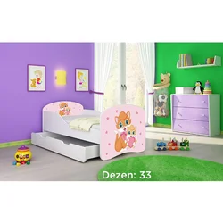Deciji krevet ACMA I 160x80 F + dusek 6 cm33