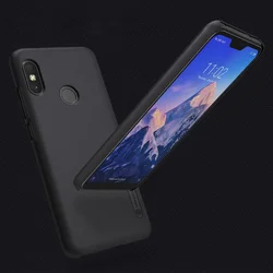 Maska Nillkin Super Frosted Shield za iPhone XS Max, Crvena (sa otvorom za logo)