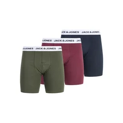 JACK & JONES Boksarice JACADRIAN marine / oliva / vinsko rdeča / bela
