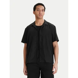 Calvin Klein Srajca LV04LF114G Črna Relaxed Fit