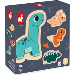 Drvene puzzle slagalica Dino Janod 22316005