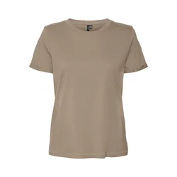 VERO MODA Majica VMPAULA temno bež