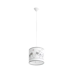 Sollux SL.1418 - Dečiji luster na sajli CAT 1xE27/15W/230V prečnik 30 cm