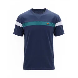 ELLESSE Majica Caserio mornarska / cijansko modra / bela