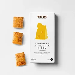 BASKET Pecivo sa dimljenim sirom, 100g